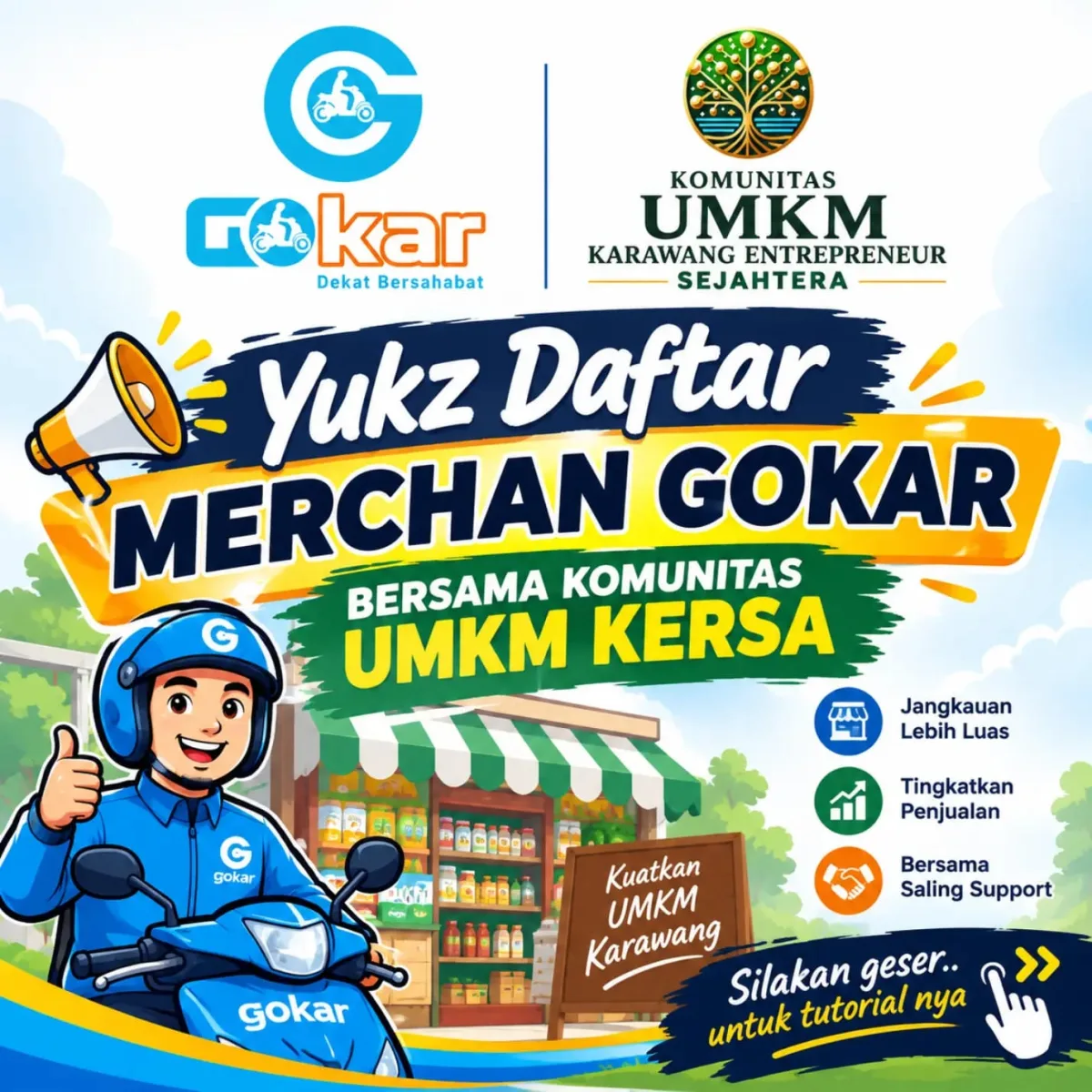 KERSA Gandeng GoKar Dorong UMKM Binaan Masuk Ekosistem Digital