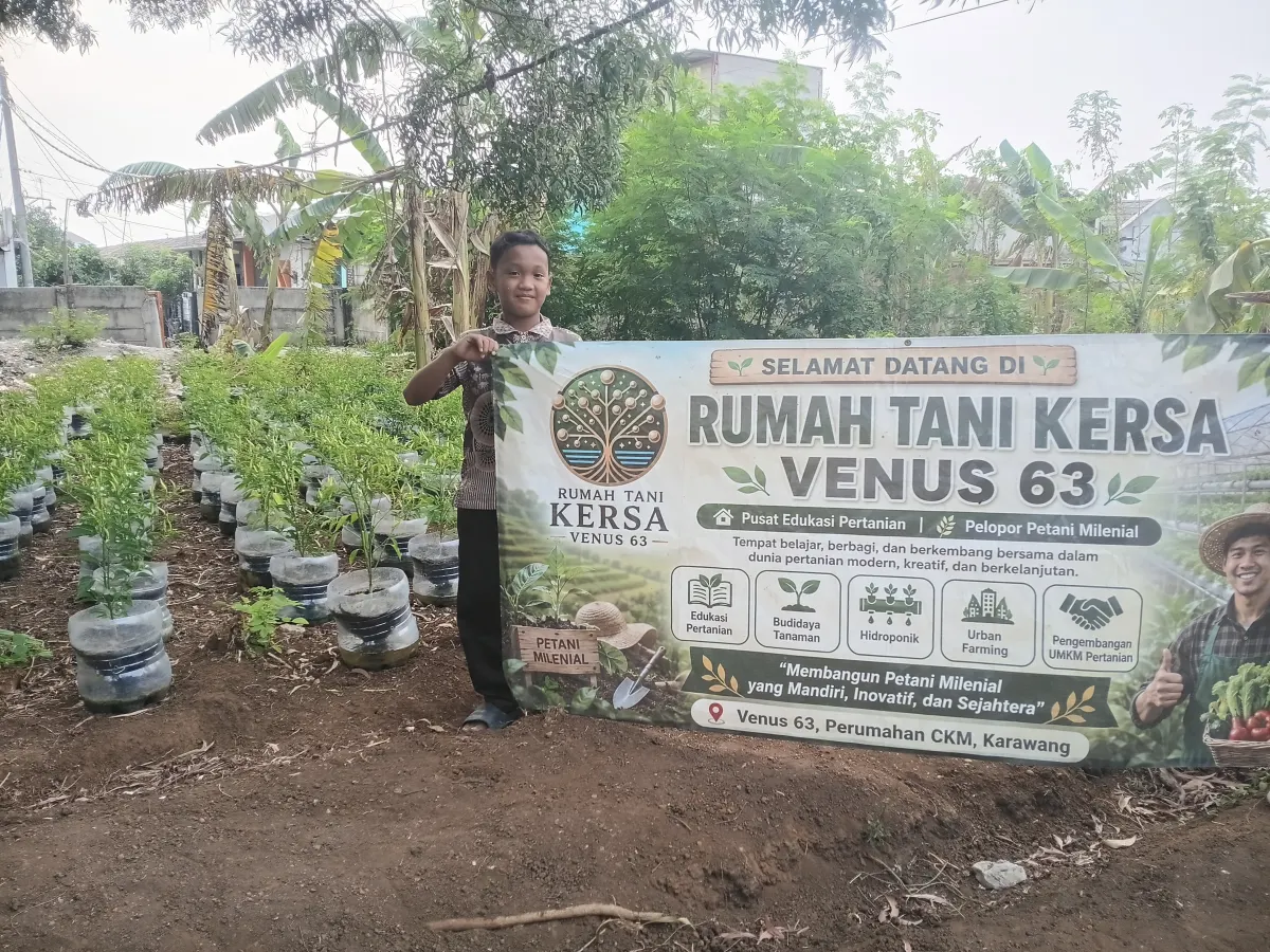 Rumah Tani KERSA Hadir di Majalaya Karawang: Cetak Petani Milenial dan Perkuat Ketahanan Pangan